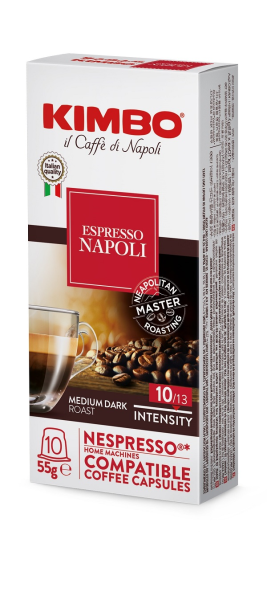 Kimbo Nespresso Kapseln Espresso Napoli 10 Stück | Kimbo