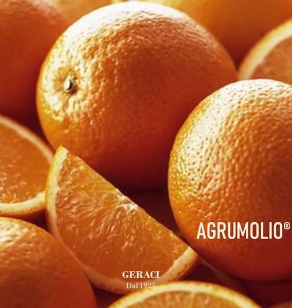 Agrumolio Olio EVO Geraci mit Orange in Keramikflasche 0,1L | Olivoil
