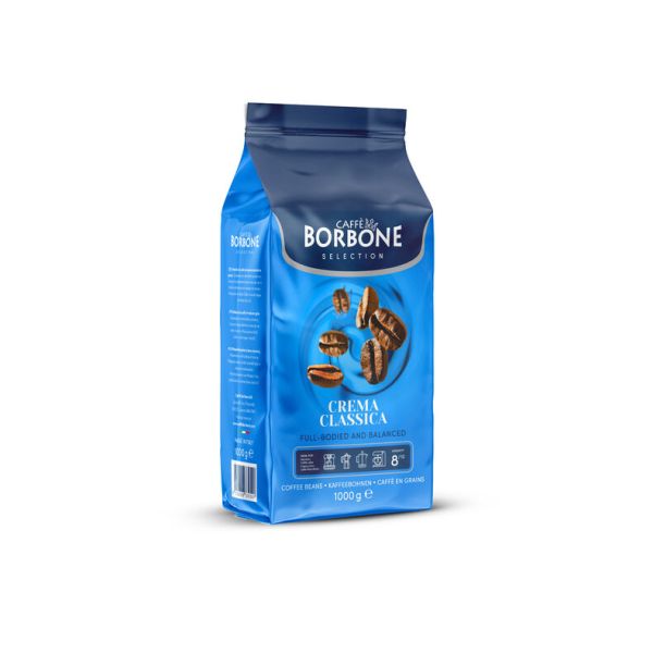 Selection Crema Classica Blu 1Kg ganze Bohnen | Caffé Borbone