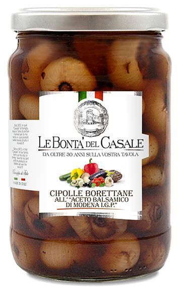 Cipolle Borettane all´ aceto balsamico 3100ml/Le Bonta Del