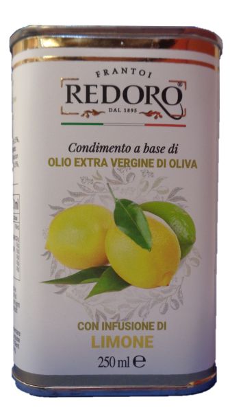 Olivenöl aromatisiert mit Zitrone in Dose 250ml | Redoro