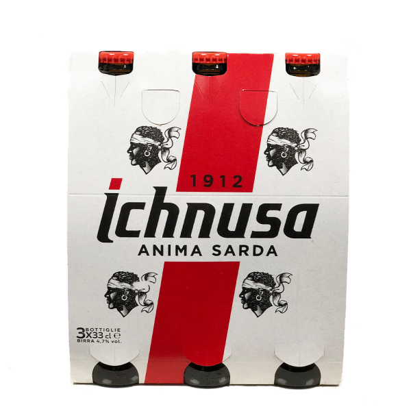 Birra Ichnusa Bier 3x 0,33l 3er-Pack