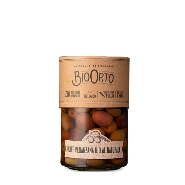 Olive Peranzana al naturale Bio 350g/BioOrto