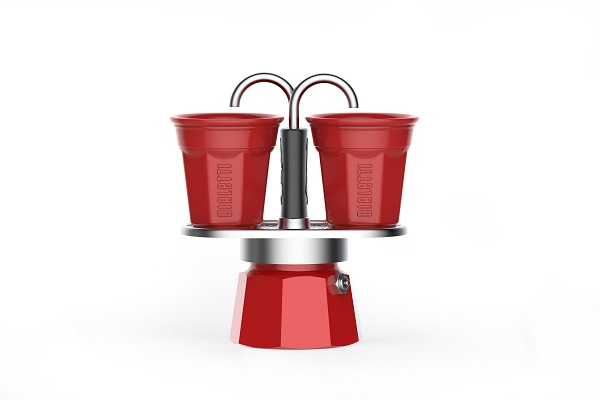 Moka Set Mini Express Rot mit 2 Tassen | Bialetti