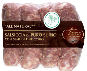 Salsiccia Fenchel Finocchio 1kg | Salumificio Piacenti