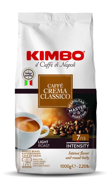Caffe Kimbo Crema CLASSICO 1 Kg ganze Bohnen/Kimbo