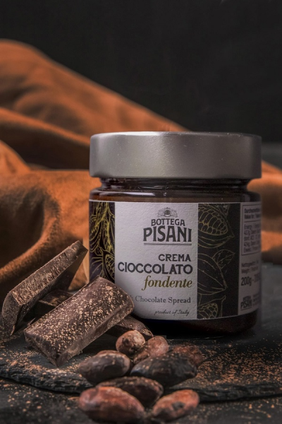 Crema aus Ischia Insel - Zartbitterschokoladecreme 200g | Bottega Pisani