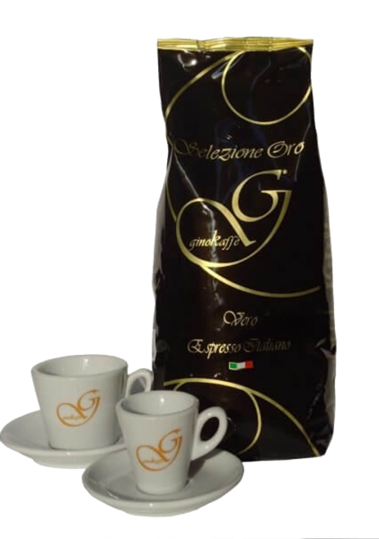 10x Caffe Selezione Oro Vero Espresso 1Kg/ Ginokaffe