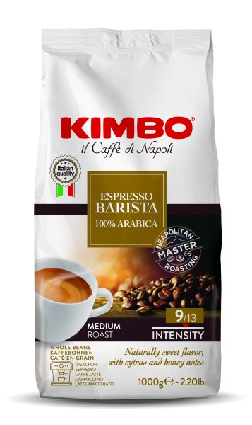 Kimbo Espresso Barista 100% Arabica ganze Bohnen 1Kg | Kimbo