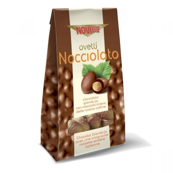 Schokoladeneier mit Haselnüssen Nocciolato 160g | Novi
