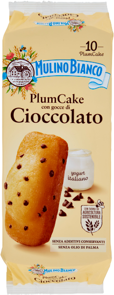 Plum Cake 10 Stück con cioccolato 350 g / Mulino Bianco