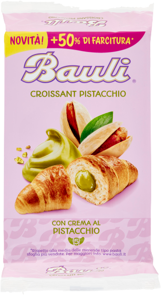 Croissants mit Pistaziencremefüllung in 5er Pack 250g/Bauli