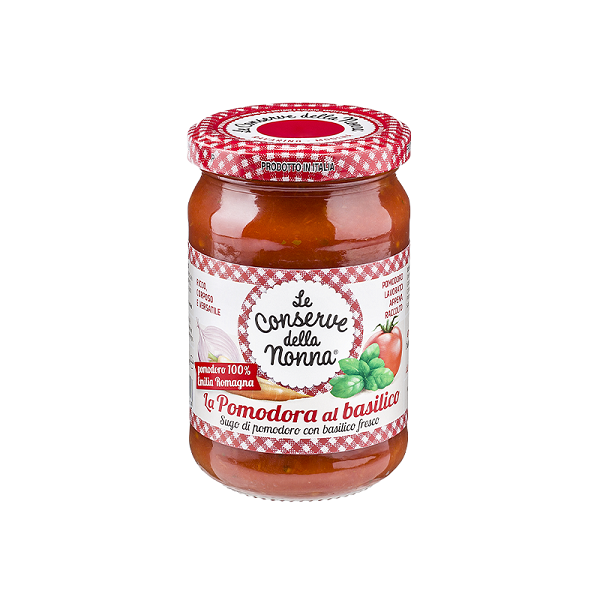 Tomatensoße mit Basilikum 190g | Le Conserve della Nonna