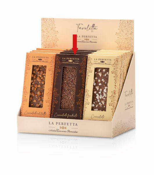 La Perfetta Extrabitterschokolade-Tafel 70% mit Kakaonibs 85g | Antica Torroneria Piemontese