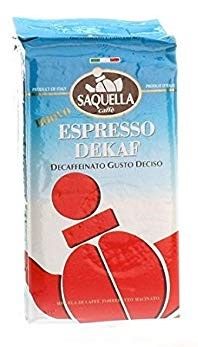 Caffe Espresso Dekaf Gusto Deciso 250g gemahlen | Saquella