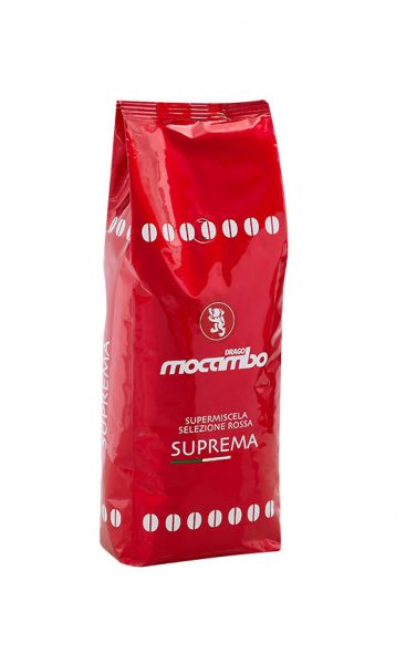Caffe Suprema Rot ganze Bohnen 1Kg | Mocambo