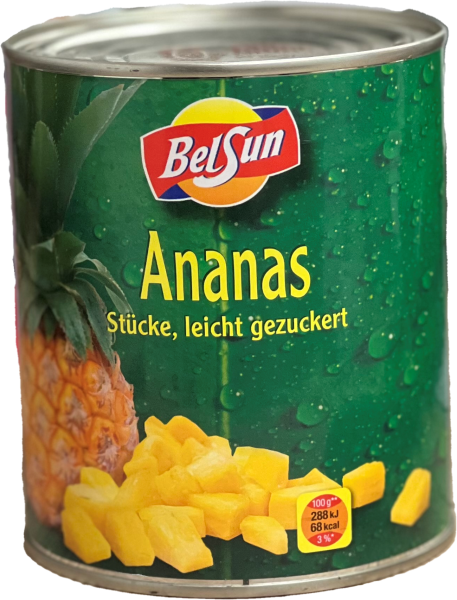 Ananas Stücke 850ml | BelSun