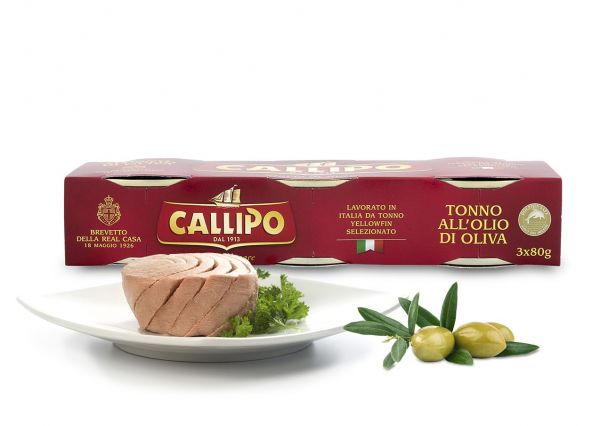 Tonno Thunfisch all'Olio Di Oliva 80g x 3 Dosen | Callipo