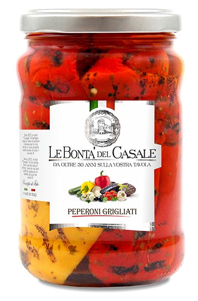 Peperoni grigliati 1700ml | Antipasti Le Bonta Del Casale