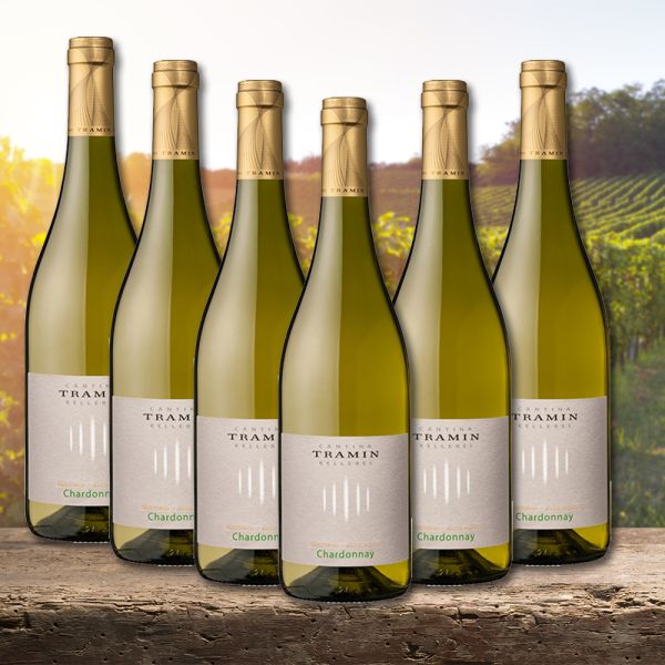 6x Chardonnay Südtirol Alto Adige DOC 0,75l 13% - 2019 | Tramin