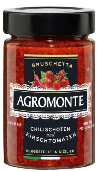 Bruschetta Chilischoten und Kirschtomaten 200g | Agromonte