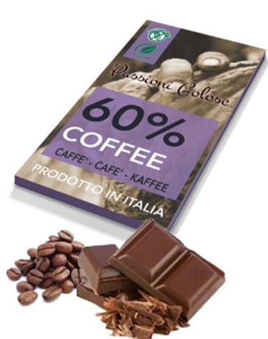 Schokoladetafel mit Kaffee 100g | Golose
