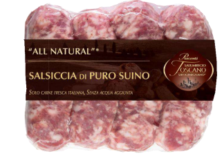 Salsiccia natur, al naturale 1kg | Salumificio Piacenti