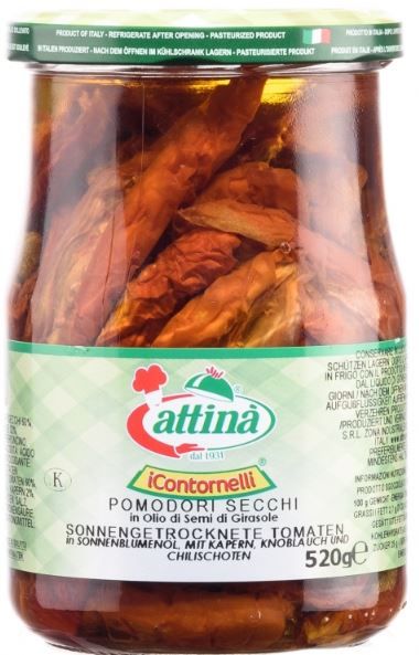 Pomodori Secchi 580ml/Attina