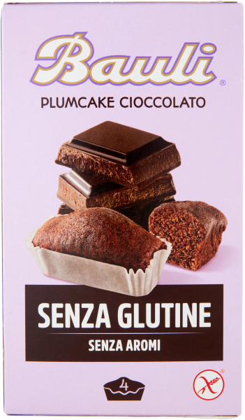 Plum Cake mit Schokolade, glutenfrei 4 x 33g Stück | Bauli