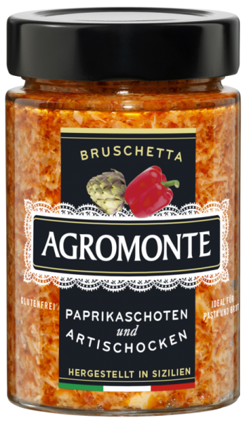 Bruschetta Paprika und Artischocken 200g | Agromonte