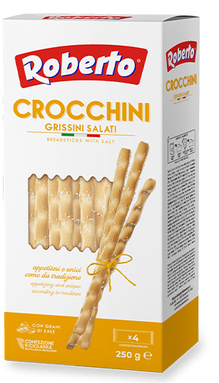 Grissini Crocchini Salati mit Salz 250g | Roberto Grissini