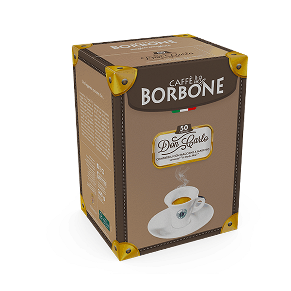 Miscela Oro DonCarlo Kaffee 100 Stück pro Karton | Caffé Borbone