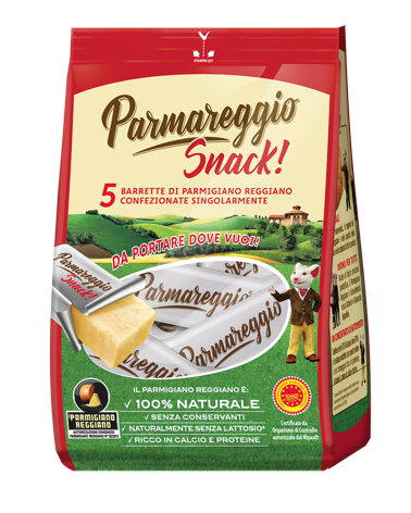 Parmigiano Reggiano Snack 5 x 20g | Parmareggio