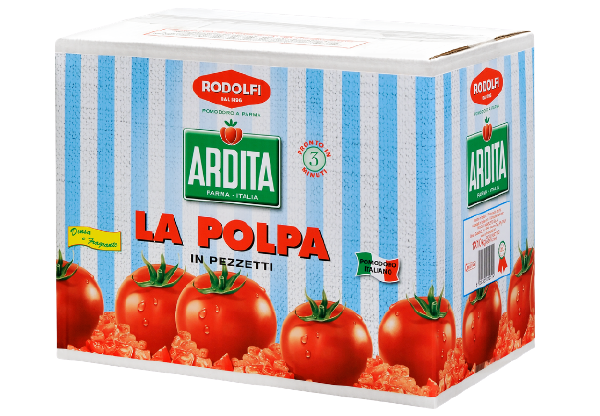 La Polpa in Pezzeti Ardita Bag in Box 10Kg | Rodolfi