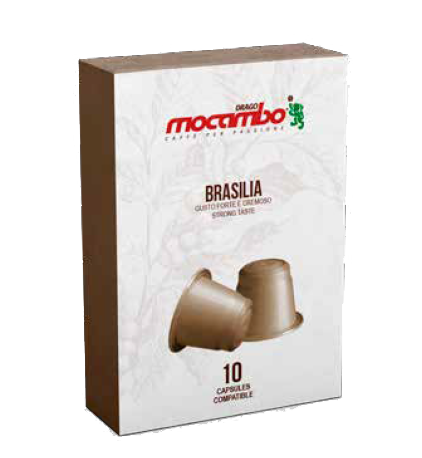 Caffe Brasilia Kapseln Nespresso 10 x 5,5g | Mocambo