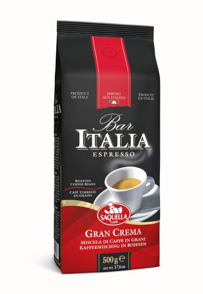 Caffe Bar Italia Espresso Gran Crema 500g | Saquella
