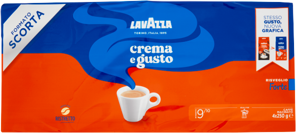 Caffe Lavazza Crema e Gusto Forte 250g x 4 | Lavazza