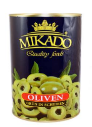 Oliven geschnitten in Scheiben Grün 4250ml | Mikado