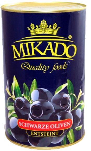 Olive schwarz ohne Stein 4250ml/Mikado