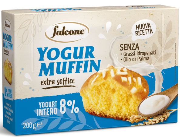 Muffin mit Joghurt extra soft Muffin 200g 4x50g | Falcone
