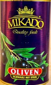 Oliven schwarz MIT Stein 4250 ml/ Mikado