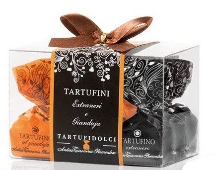 Tartufini Dolci Box mix Extraneri und Gianduja 63g | Antica Torroneria Piemontese