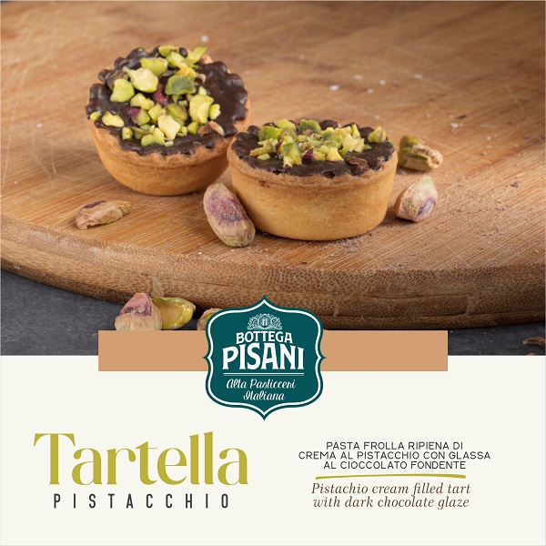 Tartelle aus Ischia Insel mit Pistaziencreme 120g | Bottega Pisani