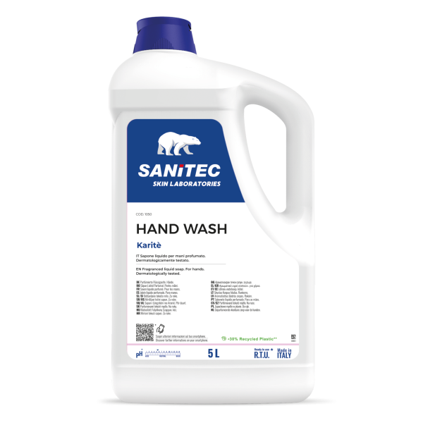 Flüssigseife Hand wash Karitè Parfümiert 5L | Sanitec
