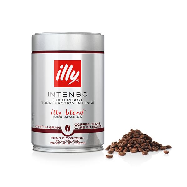 Kaffeebohnen Intenso - intensive Röstung ganze Bohnen 250g | illy